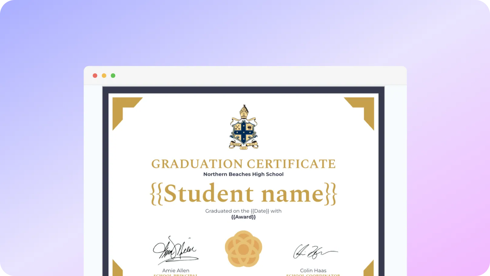 Certificate automation in Google Slides with Portant